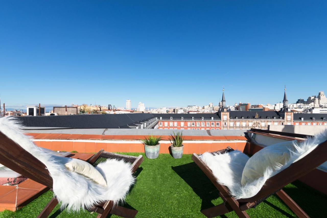 Historic Penthouse Plaza Mayor In Madrid Exterior foto