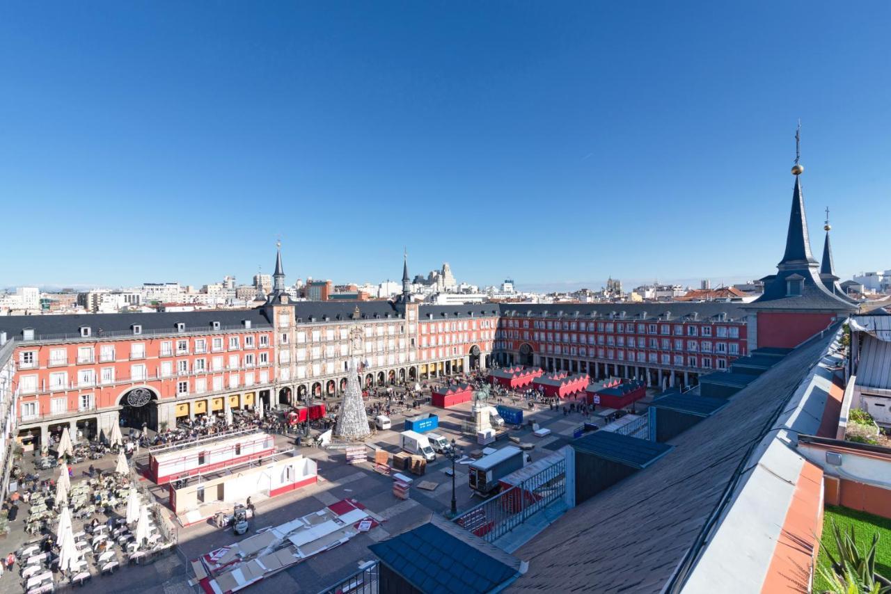 Historic Penthouse Plaza Mayor In Madrid Exterior foto